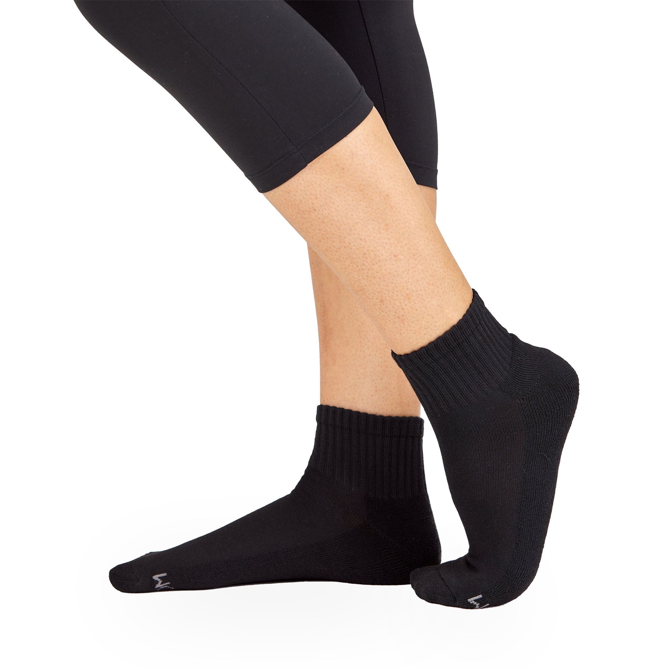 Fruit of the Loom All Day Comfort Women's Socks, Sizes 4-12, 6-Pack