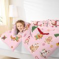 thumbnail image 6 of Manfei Christmas Monogrammed L Bedding Comforter Set for Kids, Xmas Tree Reindeer Twin Comforter Sets, Funny Santa Claus Reversible Bedding Set, Breathable Home Decor, 2-Piece, 6 of 9