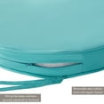 thumbnail image 4 of Greendale Home Fashions Outdoor 18'' x 18'' Round Seat Pad, Set of 2, Teal, 4 of 7