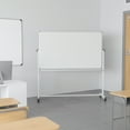thumbnail image 2 of Flash Furniture HERCULES Series 45.25"W x 54.75"H Double-Sided Mobile White Board with Pen Tray, 2 of 13