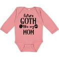 thumbnail image 3 of Inktastic Future Goth Like My Mom with Skulls Boys or Girls Long Sleeve Baby Bodysuit, 3 of 5