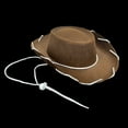 thumbnail image 2 of JYYYBF Adjustable Chin Strap Cowgirl Hats Western Hat for Women Girls Costume Theme Party, 2 of 8