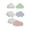 combination, variant on Coaster Resin Molds Storage Tray Silicone Mould Cloud Shaped Epoxy Resin Casting Mold for Crafts Cup Mat Home Decor