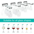 thumbnail image 3 of Stainless Steel Stemware Rack, Durable Construction For Long-lasting Use, Flexible Durable Metal Frame Ensures Safe And Secure Storage Of Your Valuable Stemware, 3 of 5