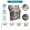 thumbnail image 5 of Table Runner Dresser Scarf 13 x 60 Inch Home Sweet Home Country Star Barn Barrel Retro Wood Grain Table Runners Non-Slip Heat Kitchen Dining Table Decor for Indoor Outdoor Home Party Decoration, 5 of 7