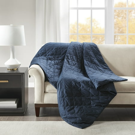 Beautyrest Deluxe Quilted Cotton Solid Weighted Blanket