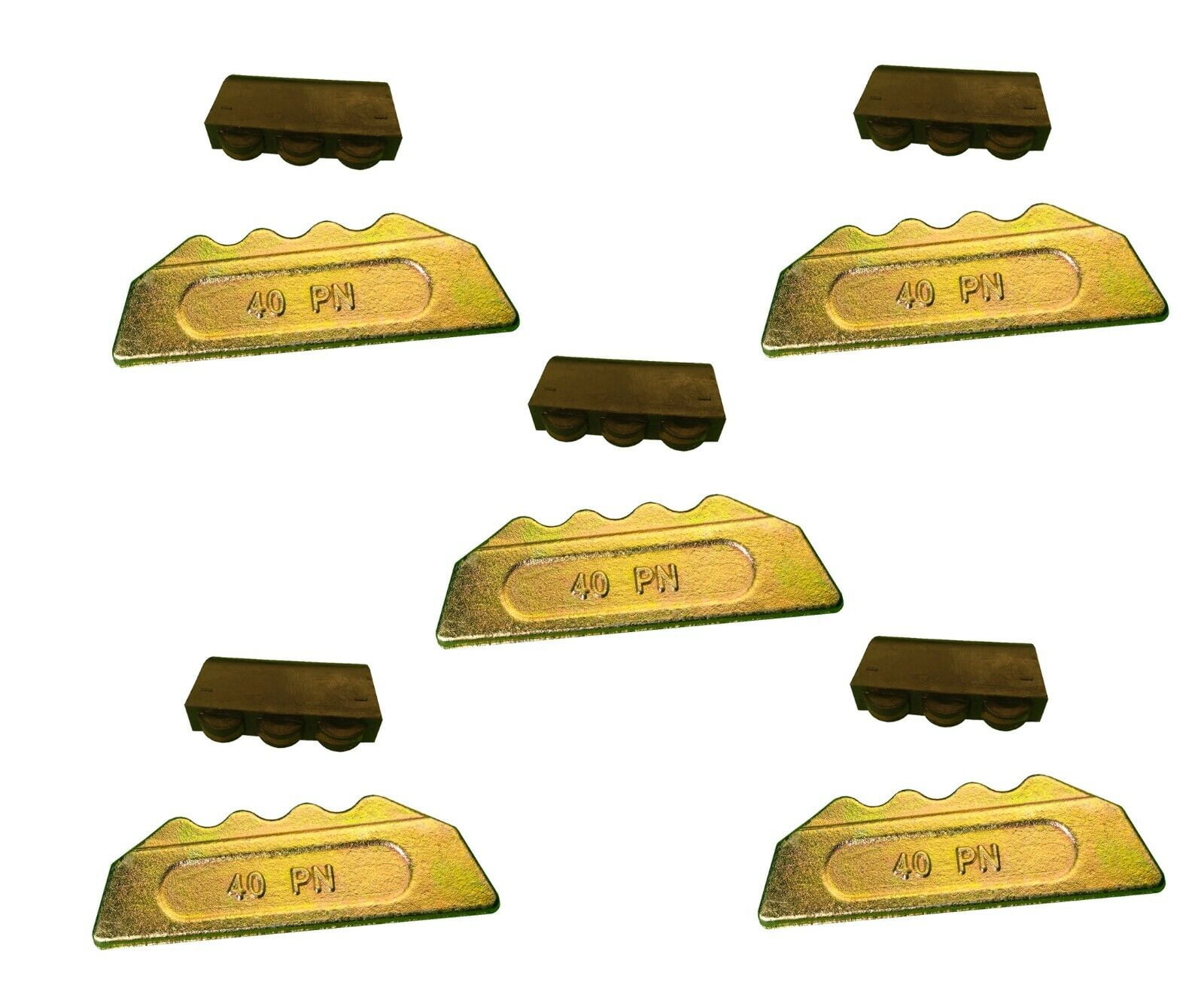 5 fits Esco Conical Style Bucket Teeth Pin Kits 40PN Pins & 40LK