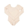 thumbnail image 2 of Leveret Kids Long Sleeve Leotard Nude Pink L (10-12), 2 of 2