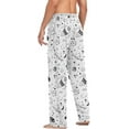 thumbnail image 6 of FREEAMG Funny Galaxy Spaceship Pajama Pants for Men, Men's Separate Bottoms, Pure Cotton Comfortable Lounge Pants?301?, 6 of 7