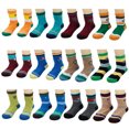 thumbnail image 2 of ShoppeWatch 12 Pairs Baby Toddler Socks with Grips Anti-Slip Non-Skid Bottoms For Kids Infant Babies Boys 2T and 3T Walkers BB45B, 2 of 8