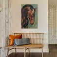 thumbnail image 2 of "Thoroughbred- Horse Portrait" Fine Giclee Printed Directly on Hand Finished Ash Wood Wall Art, 2 of 9