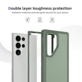 thumbnail image 5 of TECH CIRCLE Hard Case for Samsung Galaxy S24 Ultra (6.8 2024 - Shockproof Scratch Resistant Plastic Premium Rugged Phone Case Protective Lightweight Slim Fit Basic Case Cover, Green, 5 of 8