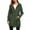 Army Green, variant on Viikei Women Coats Plus Size Women Coats Hoodie Jackets for Women Casual Rain Jacket Outdoor Waterproof Windproof Coat Outwear