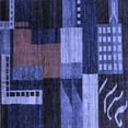 thumbnail image 1 of Ahgly Company Indoor Square Oriental Blue Modern Area Rugs, 6' Square, 1 of 4