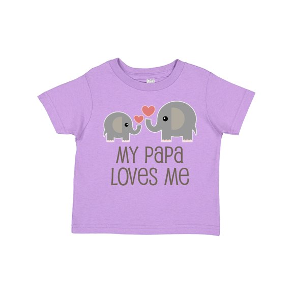 Inktastic My Papa Loves Me Grandchild Boys or Girls Toddler T-Shirt