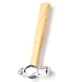 thumbnail image 3 of 5X Wooden Handle Round Hammer Home Installation Small Hammer Walnut Hammer 0.25P Woodworking Hammer, 3 of 4