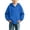 Blue, variant on Boys Fashion Hoodie Jackets Casual Long Sleeve Lightweight Loose Fit Kids Zip Up Sweatshirt Blue 5-14 Years