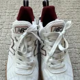 thumbnail image 3 of New Balance Numeric 228 Sport Shoes Leather Sneakers NM288SWL White Red Size 5.5, 3 of 5