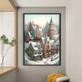 thumbnail image 1 of Cuadros Decorativos Hilo de bordar 2 completo Eco-algodón 11CT Impreso Dream House Kit de punto de cruz DQrwqpou embutido en tela, 1 of 9