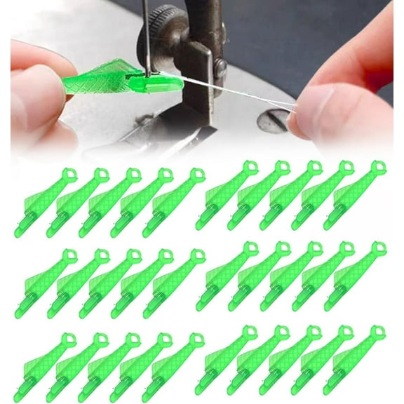 Fish Mouth Sewing Machine Needle Threader, 2024 New Automatic Sewing Needle Threaders Simple Needle Threader, Upgrade Quick Sewing Machine Loop Easy Selfthread Needle Threaders Tool