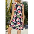 thumbnail image 3 of Summer Dresses for Women Beach Floral Tshirt Sundress Casual Pockets Boho Tank Dress, 3 of 11