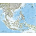 thumbnail image 1 of National Geographic Maps RE01020622 Southeast Asia Classic Wall Map - Laminated, 1 of 1