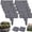 Gray flower bed edging borders, variant on Plastic Garden Retaining Fence, Instant Curb-Appeal Stone-Look Border Panels, Garden Edging Border for Yard, Patio, Garden Path