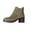 Green, variant on LOVZFMLL Boots for Women Ankle Chelsea Boots Side Zipper Round Toe Slip Resistant Mid Block Heel Suede Casual Fall Winter Boots