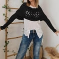 thumbnail image 6 of Scarf with Sleeves for Women,Wrap Sweater,1 Pcs Women's Shrugs,Knitted Double Sleeve Scarf,Knitted Cable Wrap,Women's Hollow Lengthening Scarf With Sleeve,Black, 6 of 7