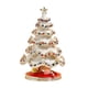 thumbnail image 1 of Joyero con forma de árbol de Navidad para collares y pendientes. Blanco, 1 of 9