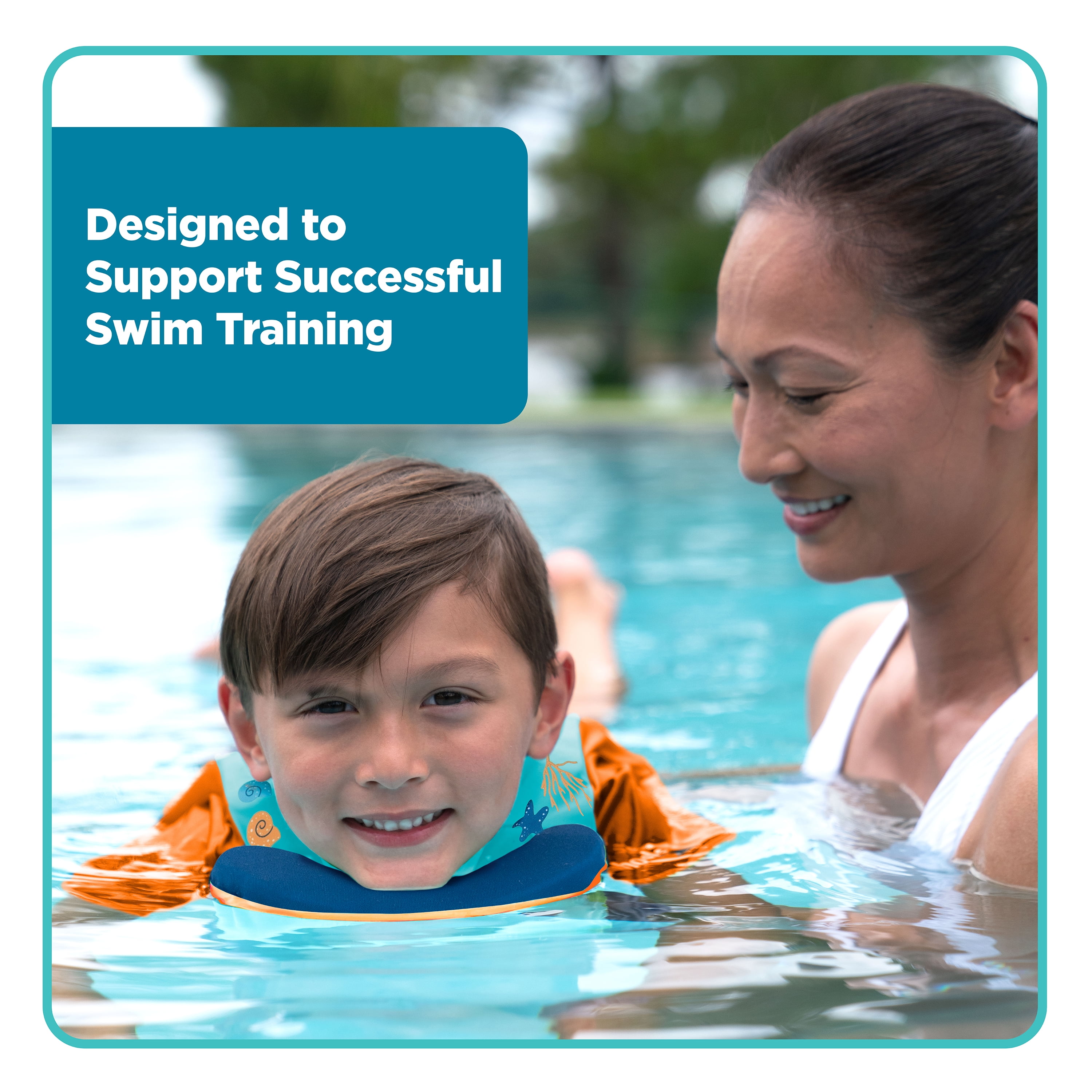 2 Unisex to Trainer, Multi-Color Swim Years, School 4 Swim Deluxe Ages Child