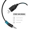 thumbnail image 4 of Cable de carga Luventg, conector de audio AUX macho de 3,5 mm a USB macho, 4 of 7