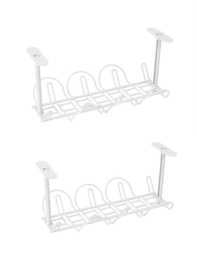 JNNP 2packCable Management Under Desk Tray,Under Desk Cable Organizers