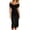Black, variant on Formal Cocktail Dresses For Women Casual Solid Fringe Dress Short Sleeve Flowy A Line Summer Beach Tunic Top Wedding Guest Dress