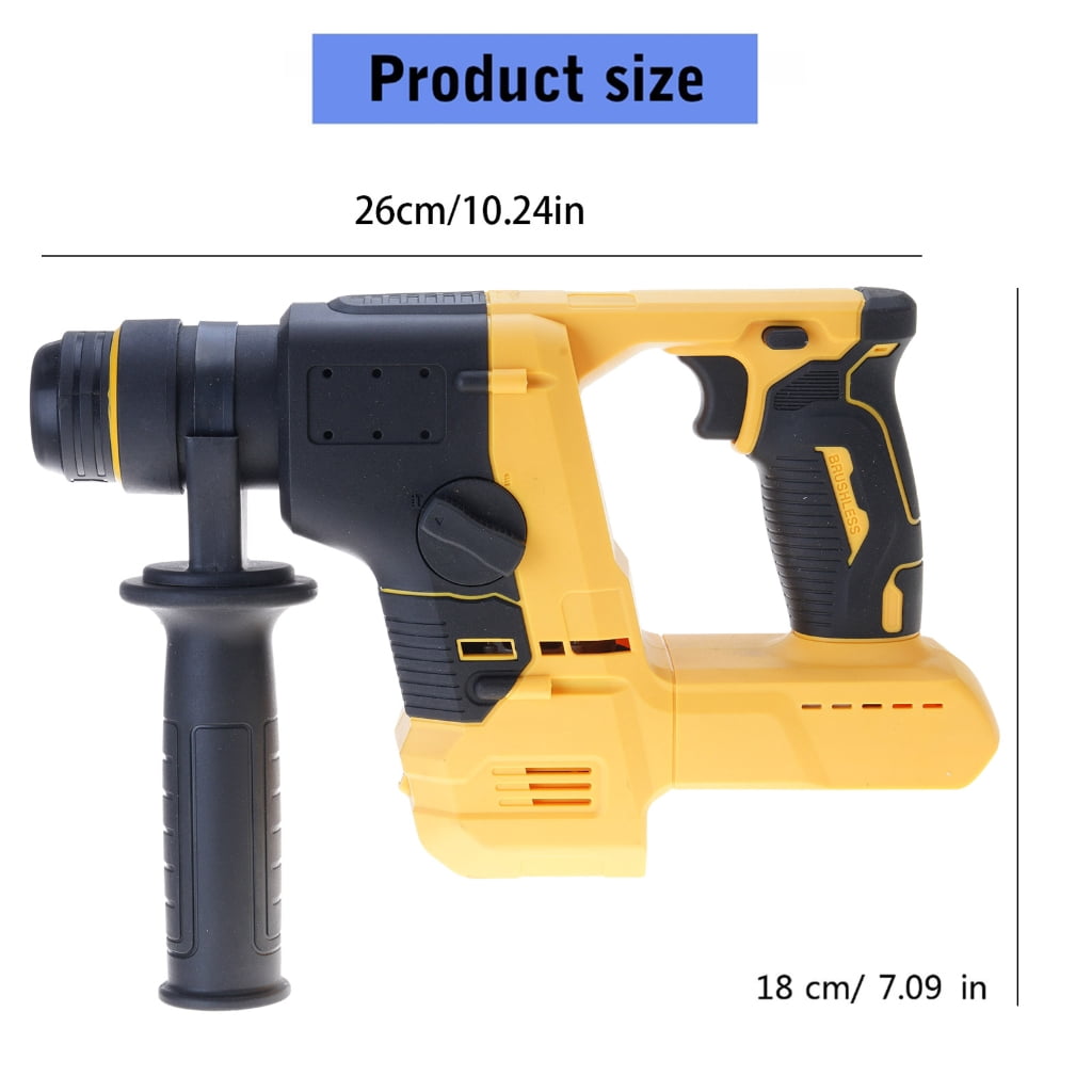 MOMOJIA Rotarys Hammer Drill for 20V Battery Brushlesses Cordless with Safety Clutches