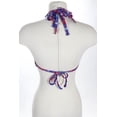 thumbnail image 2 of La Blanca Blue Orange White Halter Bikini Top Size 6 New $59, 2 of 5