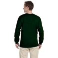 thumbnail image 2 of The Gildan Adult Ultra Cotton 6 oz Long Sleeve T-Shirt - FOREST GREEN - 4XL, 2 of 2