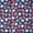 Flags On Footballs, variant on Singer, 100% Cotton, Patriotic Fireworks In Navy Sky, Cut by Yard