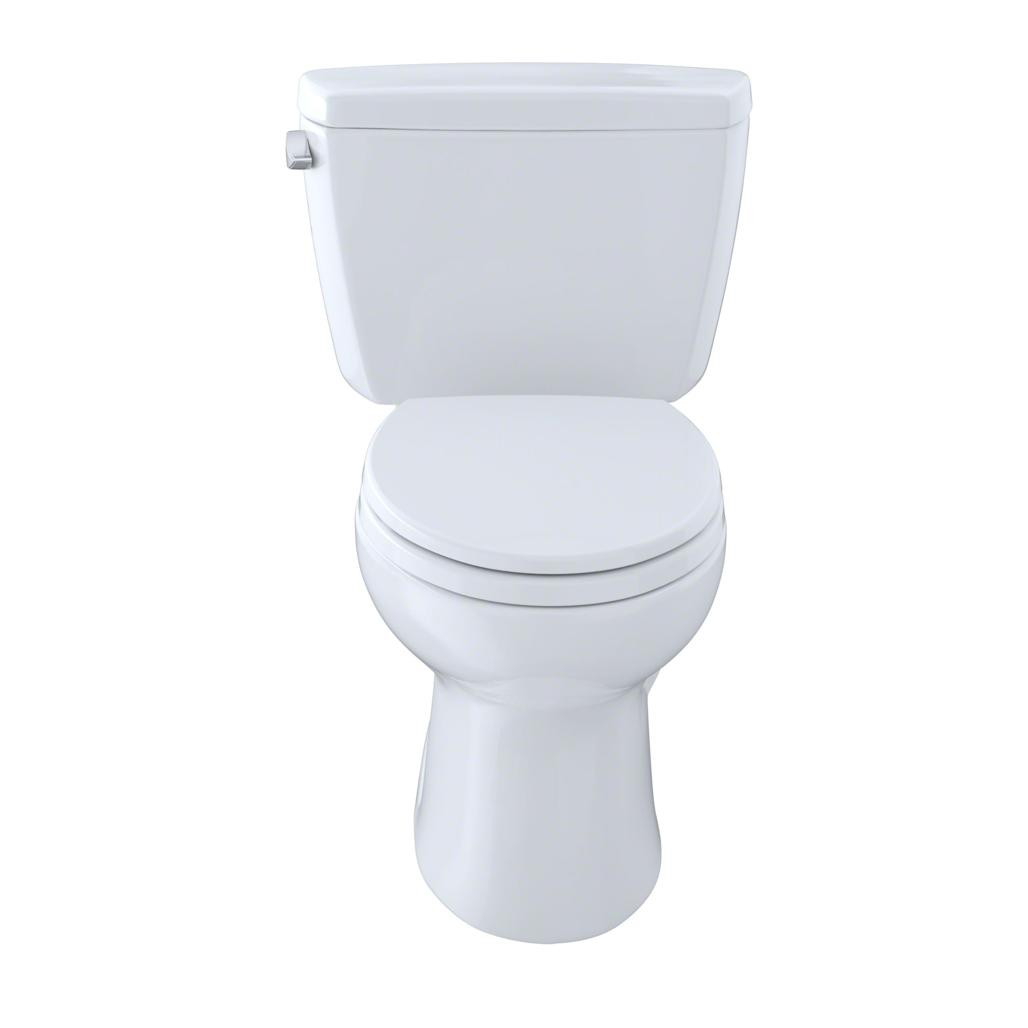 TOTO® Eco Drake® Two-Piece Elongated 1.28 GPF Toilet with CeFiONtect?, Cotton White - CST744EG#01 - image 2 of 2