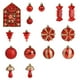 thumbnail image 2 of Adornos navideños, bolas navideñas huecas pintadas, caja de regalo, juego de adornos navideños para colgar en el árbol de Navidad, bolas navideñas decorativas para colgar en la pared., 2 of 6