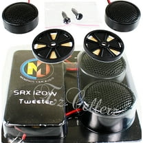 Memphis Audio 1" Inch Soft Dome Tweeter 120 Watts Max Street Reference SRX1 Pair