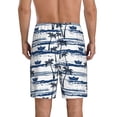 thumbnail image 2 of Yiaed Palm Tree for Men's Soft Sleep Pajama Short Lounging Pajama Shorts-Medium, 2 of 8