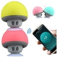 thumbnail image 2 of Mushroom Design Waterproof Suction Bluetooth Speaker Subwoofer Sound Box, 2 of 8