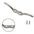 thumbnail image 4 of MYG Rope Cleat Hook Hardware Flag Pole Accessory Stainless Steel Halyard Polished, 4 of 5
