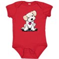 thumbnail image 3 of Inktastic Cream Doodle Pup Boys or Girls Baby Bodysuit, 3 of 5