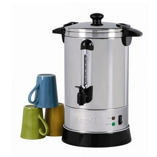 ProChef, M PC7060 Electric Hot Urn, Stainless Steel, 5-Quart, Double Power  Pump, Water, Safety Lock, Reboil and Keep Warm Option