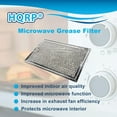 thumbnail image 6 of HQRP 2-Pack Microwave Oven Hood Aluminum Mesh Grease Filter compatible with GE WB06X10654 AP3883320 PS1018833 G-5012 Replacement fits GEHCSA1201RSS01 JVM1490BD003 ZSA1201RSS01, 6 of 9