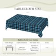 thumbnail image 2 of Rectangle Tablecloth with Wave Lace 60x84 Inch, Tartan Plaid Rectangle Table Cover Washable Table Covers Table Top Tablecloth for Restaurant, Picnic, Indoor and Outdoor Dining, 2 of 8