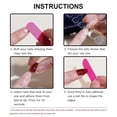thumbnail image 5 of Black French Tip Press on Nails Medium Almond Fake Nails with Black Heart Design Gold Line Stick on Nail Glossy Full Cover Glue on Nails Stiletto False Nail for Women Valentines Manicure 24pcs, 5 of 7