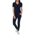 thumbnail image 2 of Time and Tru Women's Essential Short Sleeve V-Neck T-Shirt, 2 of 6